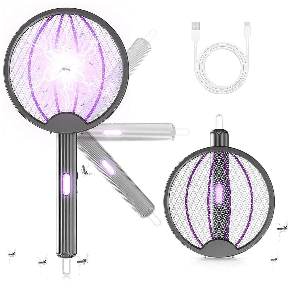 Amazon | TWhours 電撃殺虫ラケット 【2025新登場·業界Newモデル